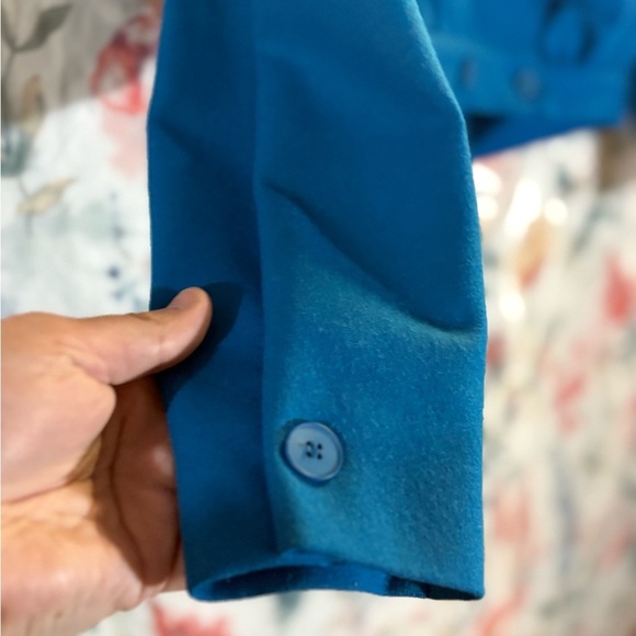 Vintage Bill Haire Vibrant Blue Women's Cropped Blazer - Picture 4 of 11